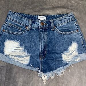 Forever 21 Classic Blue Jean Shorts